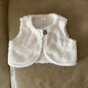 $4 if bundled! Carter's Furry Vest, 12 Mo